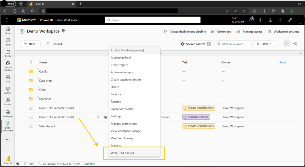 Deep Dive na visualização de consulta DAX para web - DataEX